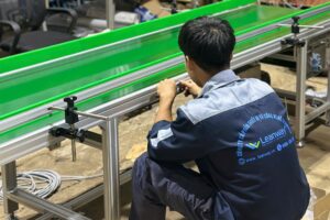 KHUNG MÁY BĂNG TẢI LÀM TỪ NHÔM ĐỊNH HÌNH